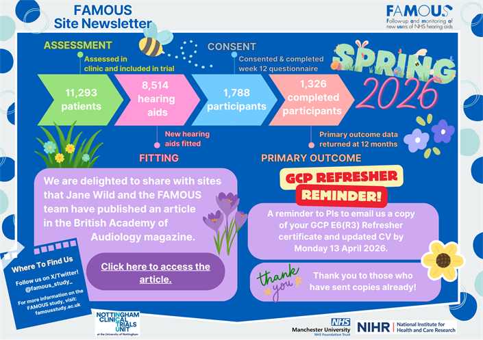 FAMOUS Newsletter Spring 2026